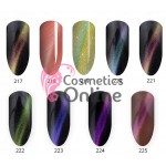 Oja Semi Premium Magnetic Cat Eye 6D UV NTN 217 Shinning Green-Red de 5 ml